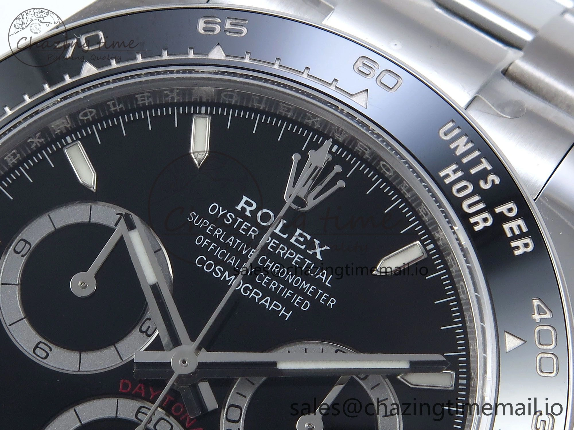 2023 Daytona 126500 AR+F 1:1 Best Edition 904L SS Case and Bracelet Black Dial SA Elegant 851