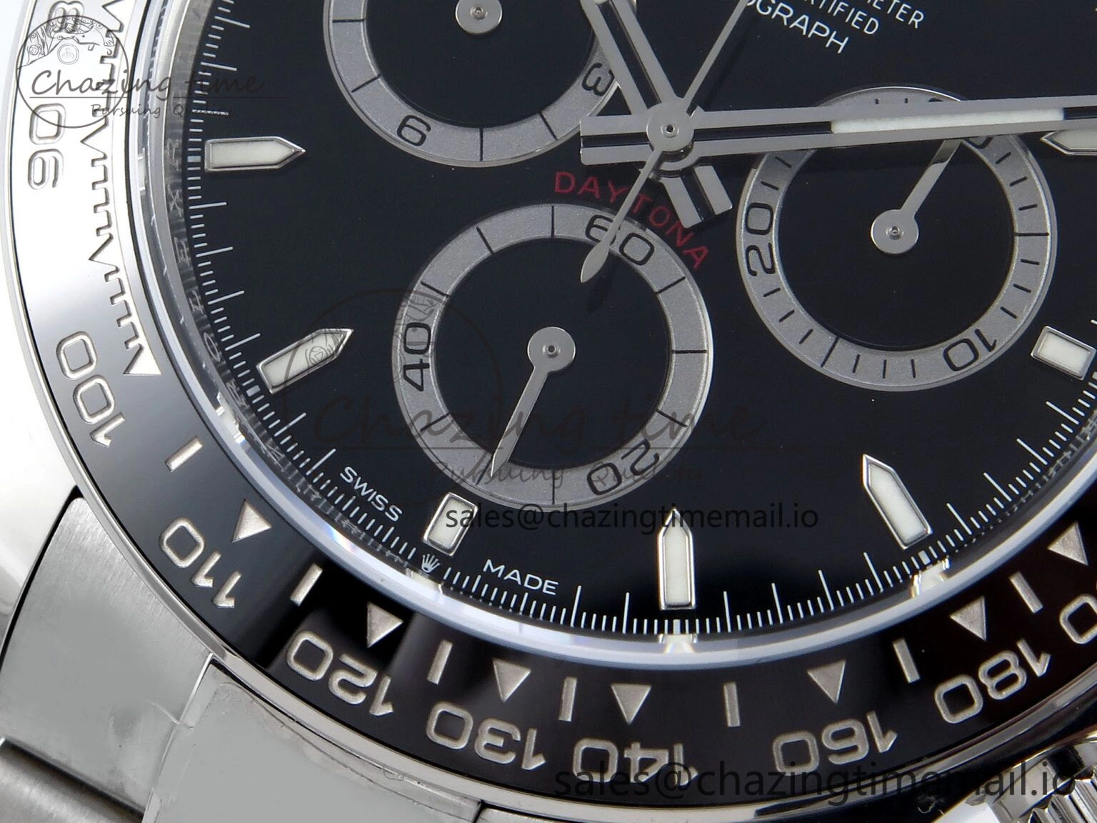 2023 Daytona 126500 AR+F 1:1 Best Edition 904L SS Case and Bracelet Black Dial SA Elegant 851