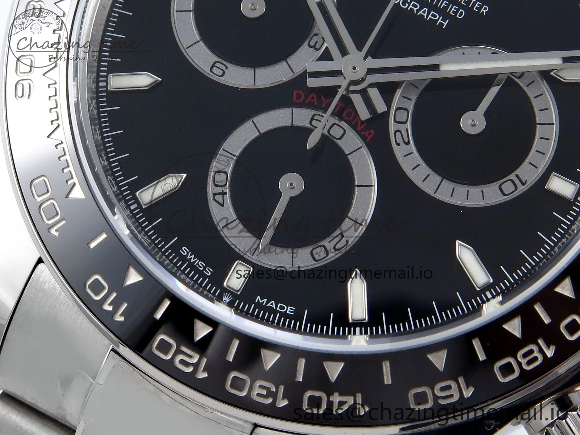 2023 Daytona 126500 AR+F 1:1 Best Edition 904L SS Case and Bracelet Black Dial SA Elegant 851