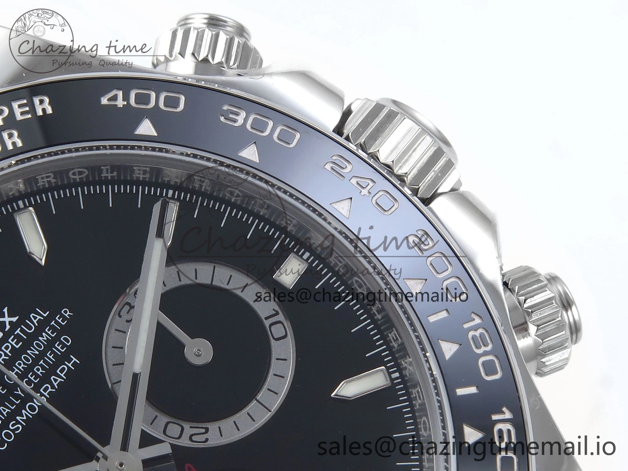 2023 Daytona 126500 AR+F 1:1 Best Edition 904L SS Case and Bracelet Black Dial SA Elegant 851