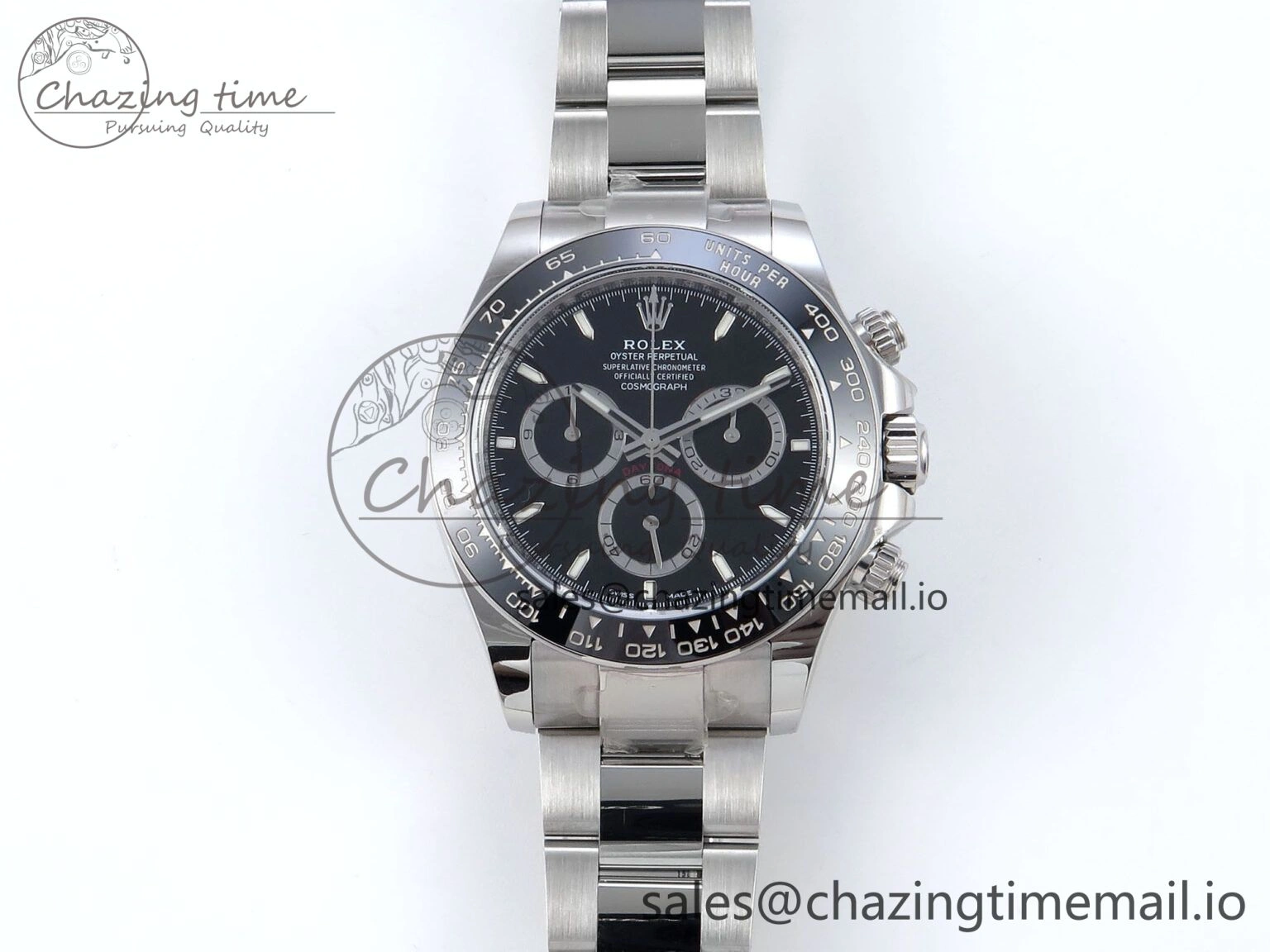 2023 Daytona 126500 AR+F 1:1 Best Edition 904L SS Case and Bracelet Black Dial SA Elegant 851