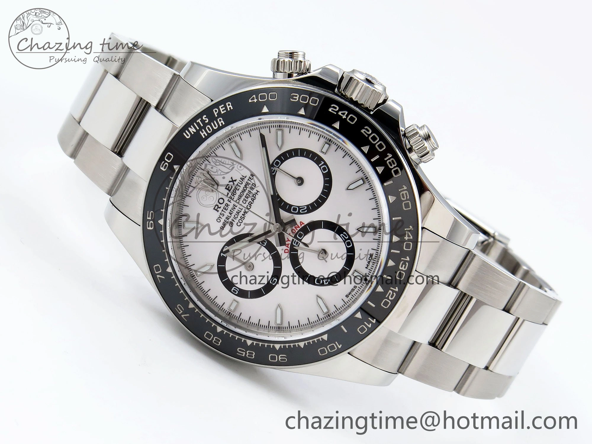Contemporary 2023 Daytona 126500 AR+F 1:1 Best Edition 904L SS Case and Bracelet White Dial SA 1567