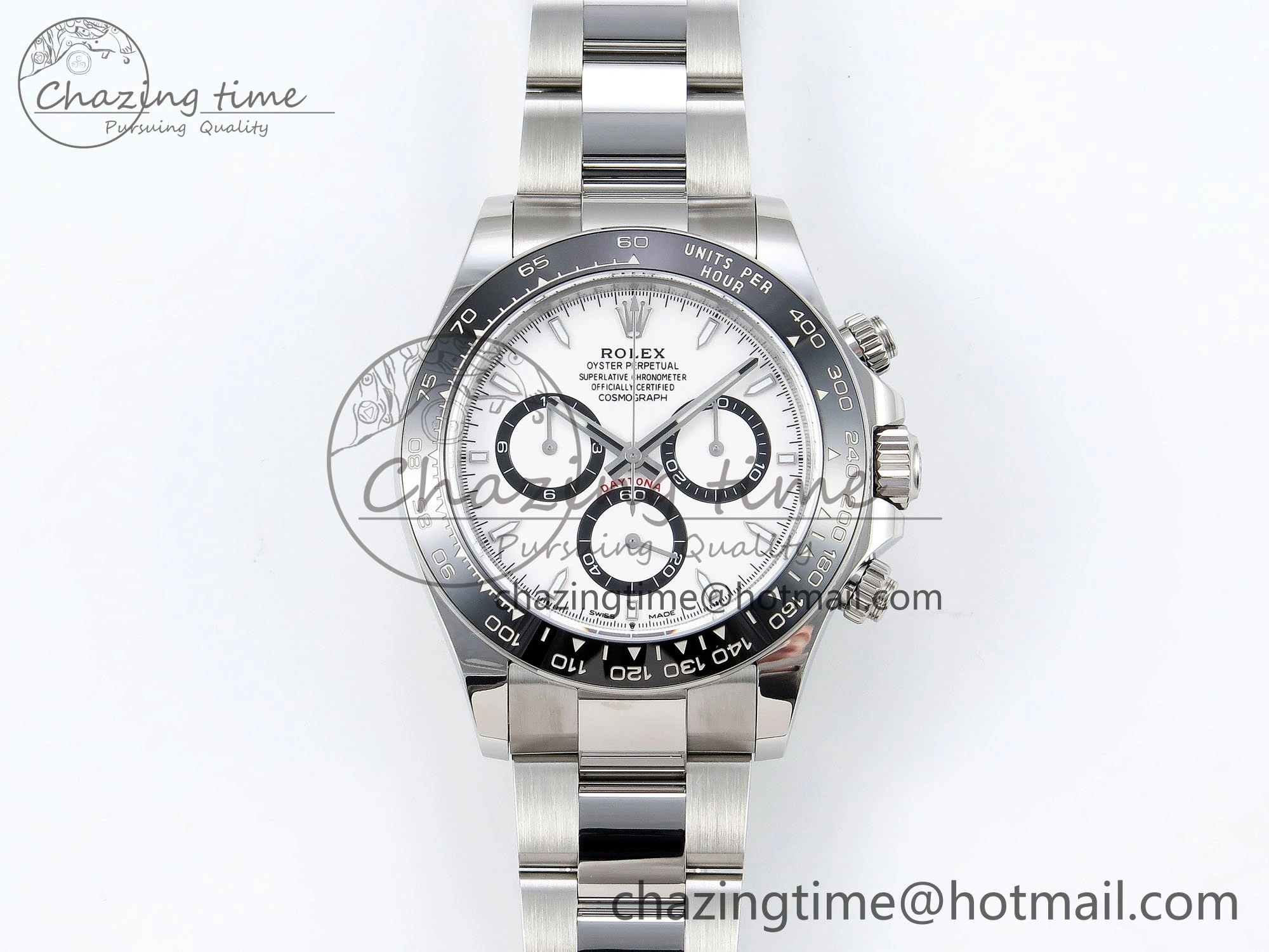 Contemporary 2023 Daytona 126500 AR+F 1:1 Best Edition 904L SS Case and Bracelet White Dial SA 1567