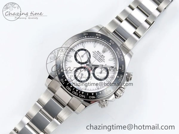Contemporary 2023 Daytona 126500 AR+F 1:1 Best Edition 904L SS Case and Bracelet White Dial SA 1567