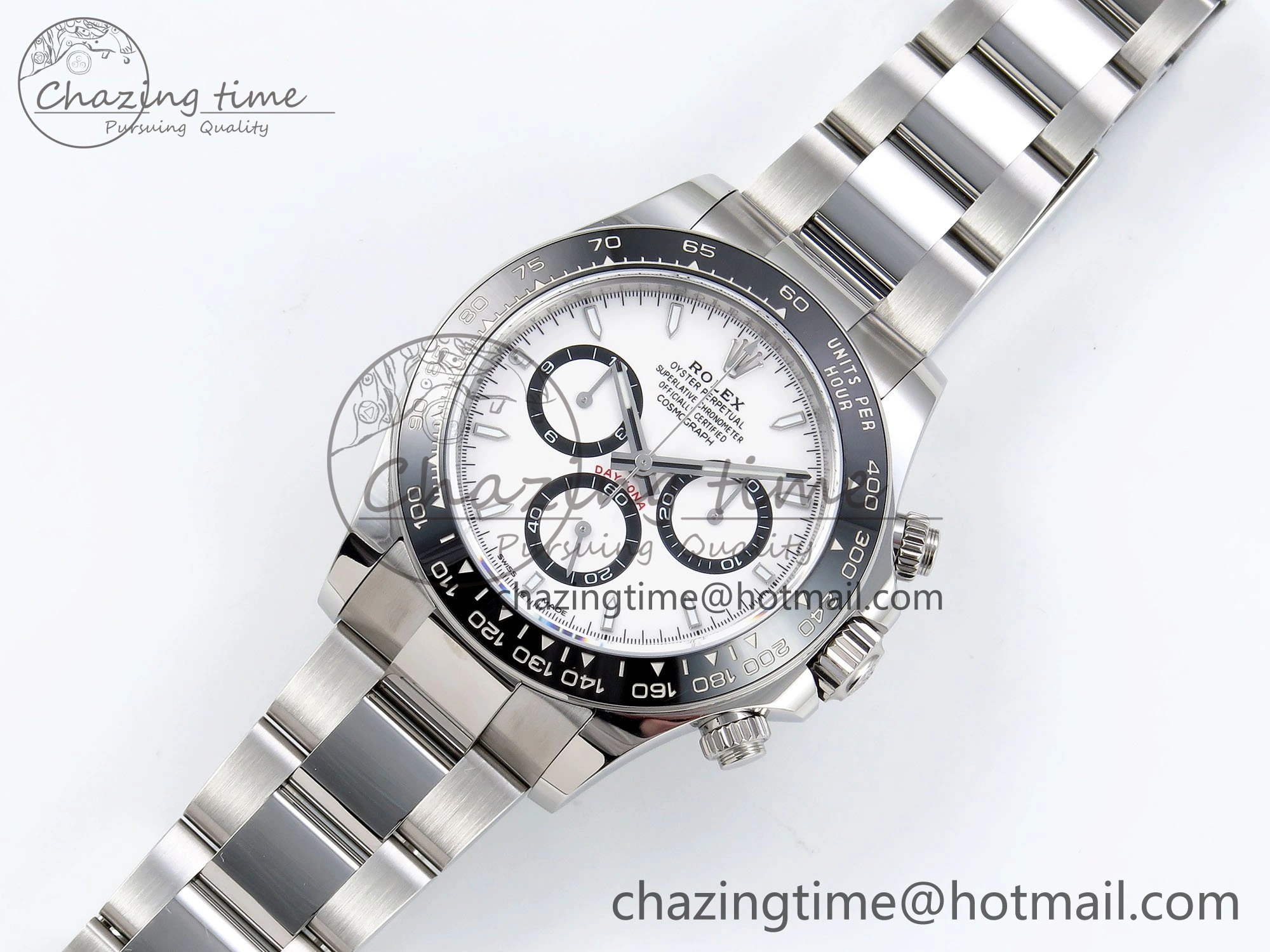 Contemporary 2023 Daytona 126500 AR+F 1:1 Best Edition 904L SS Case and Bracelet White Dial SA 1567
