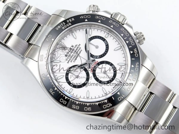 Contemporary 2023 Daytona 126500 AR+F 1:1 Best Edition 904L SS Case and Bracelet White Dial SA 1567