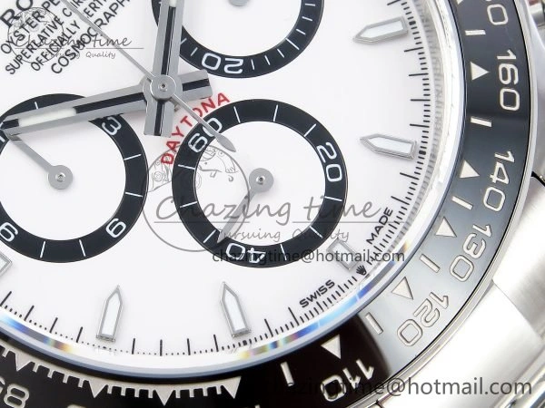 Contemporary 2023 Daytona 126500 AR+F 1:1 Best Edition 904L SS Case and Bracelet White Dial SA 1567