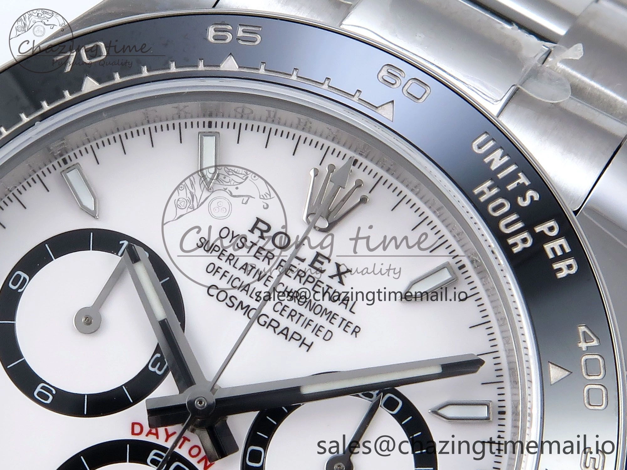 Comfortable 2023 Daytona 126500 AR+F 1:1 Best Edition 904L SS Case and Bracelet White Dial SA 852