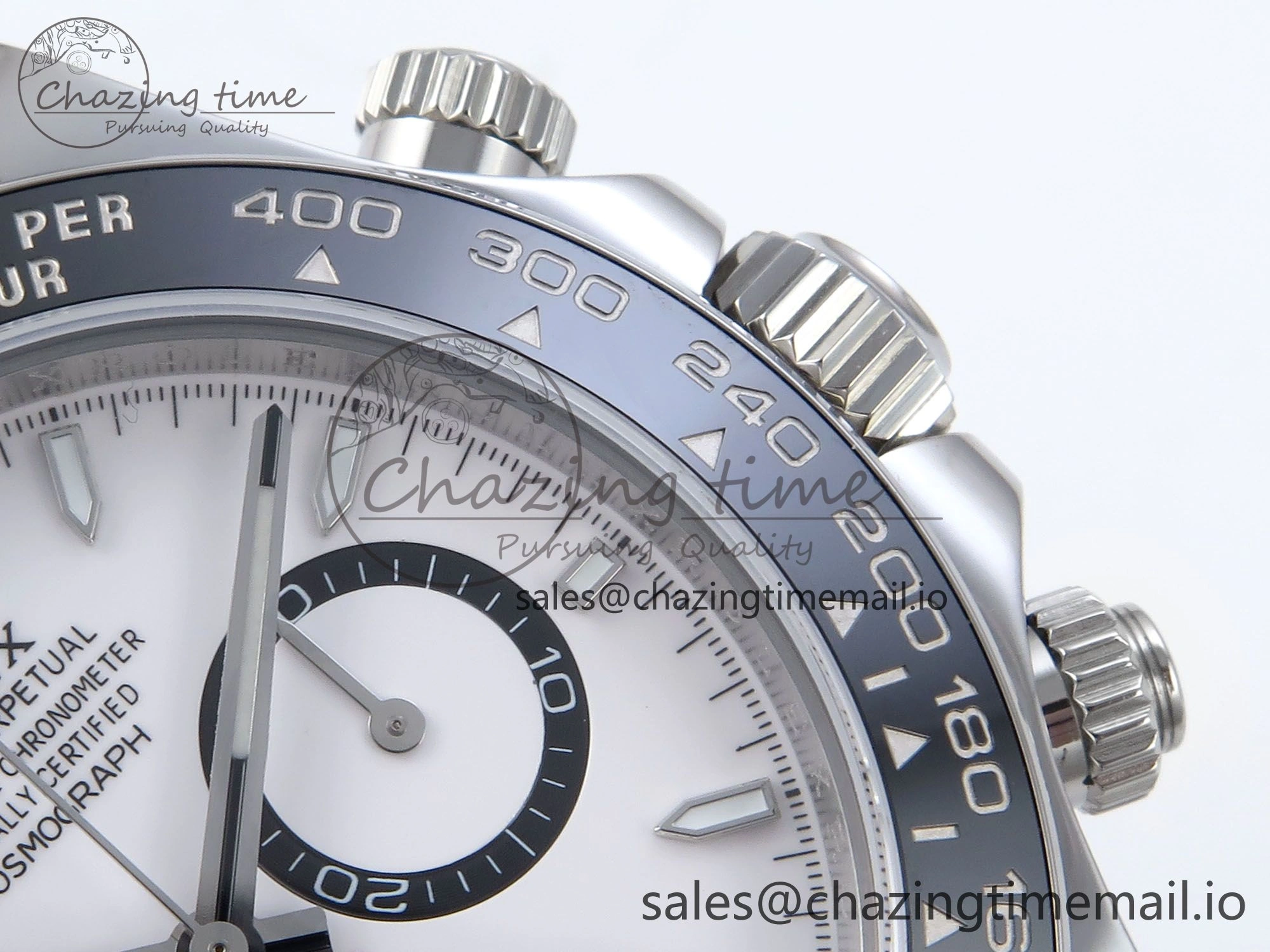 Comfortable 2023 Daytona 126500 AR+F 1:1 Best Edition 904L SS Case and Bracelet White Dial SA 852