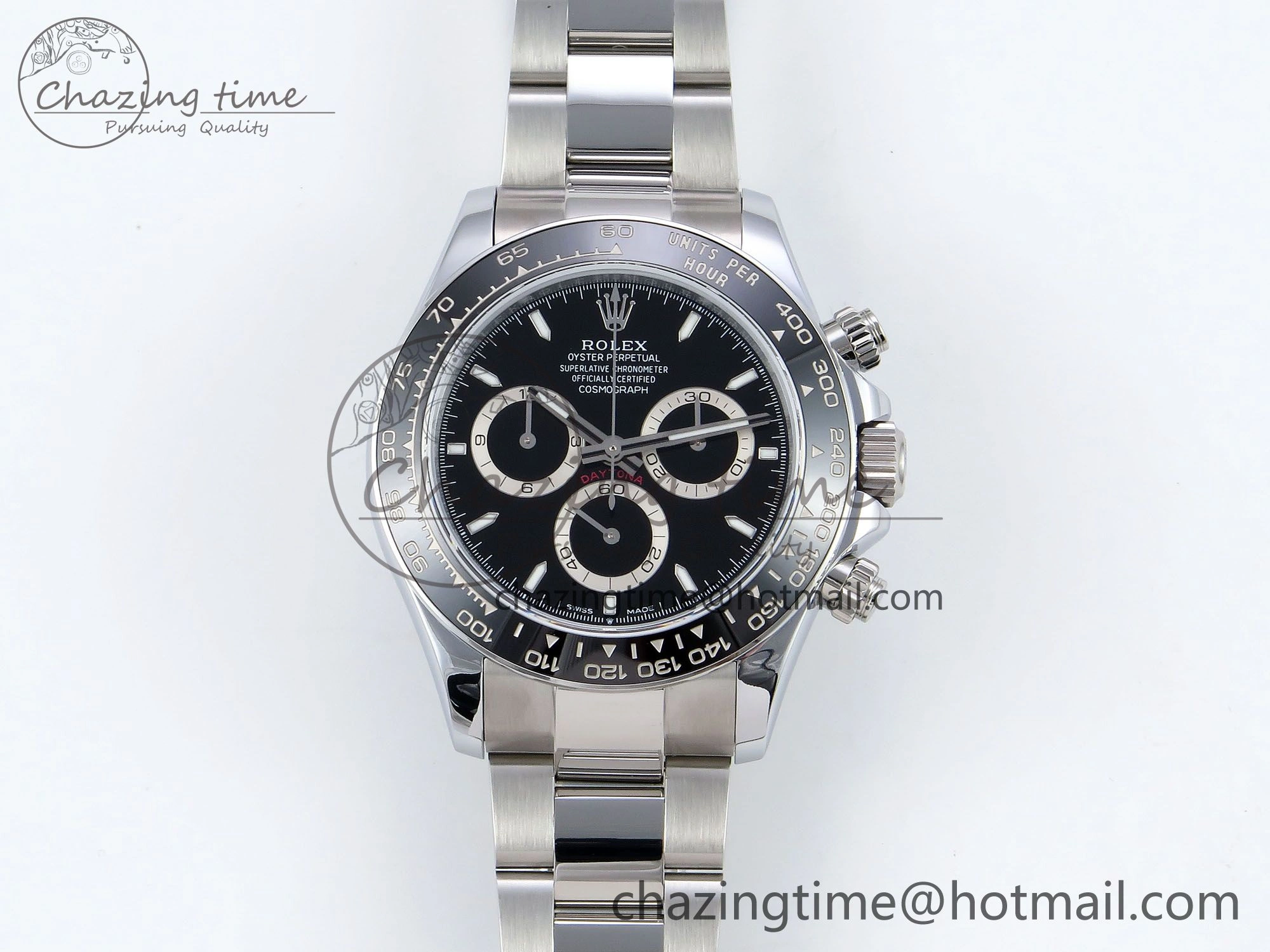 FashionForward 2023 Daytona 126500 QF 1:1 Best Edition 904L Steel Black Dial on SS Bracelet SH 1490