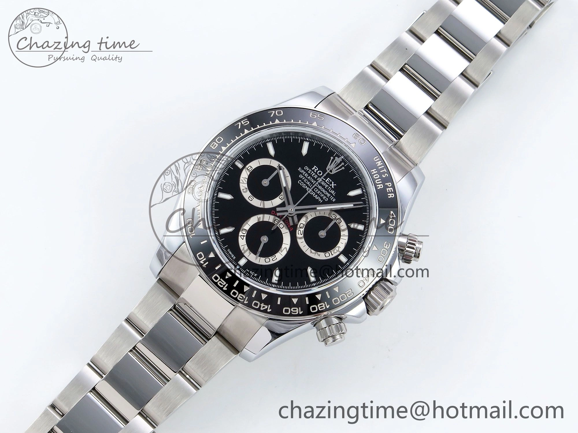 FashionForward 2023 Daytona 126500 QF 1:1 Best Edition 904L Steel Black Dial on SS Bracelet SH 1490