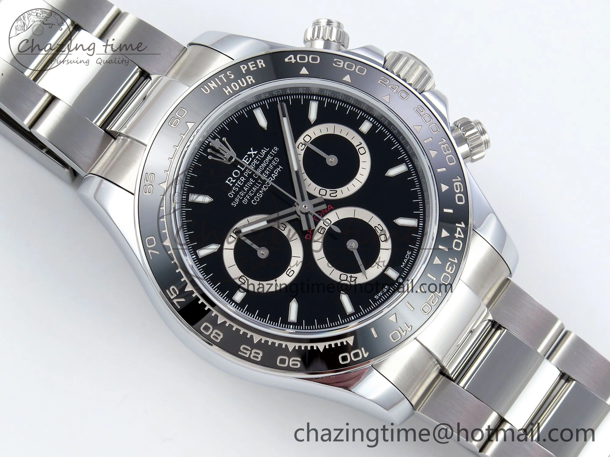 FashionForward 2023 Daytona 126500 QF 1:1 Best Edition 904L Steel Black Dial on SS Bracelet SH 1490