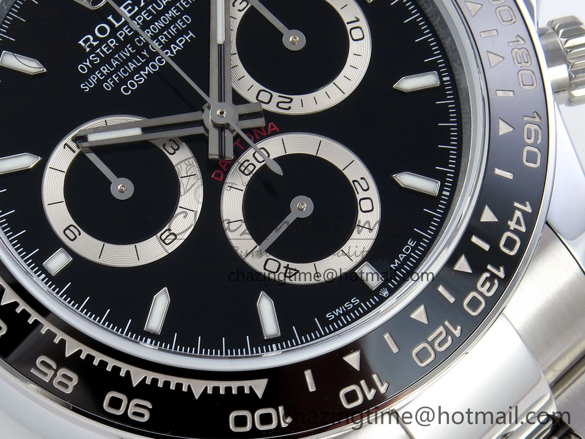 FashionForward 2023 Daytona 126500 QF 1:1 Best Edition 904L Steel Black Dial on SS Bracelet SH 1490