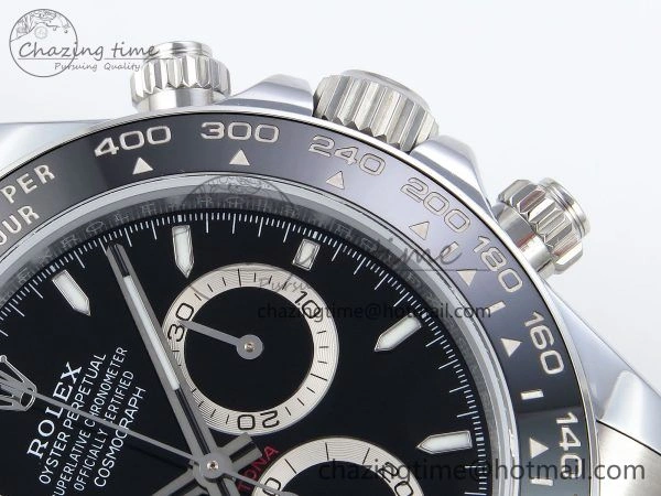 FashionForward 2023 Daytona 126500 QF 1:1 Best Edition 904L Steel Black Dial on SS Bracelet SH 1490