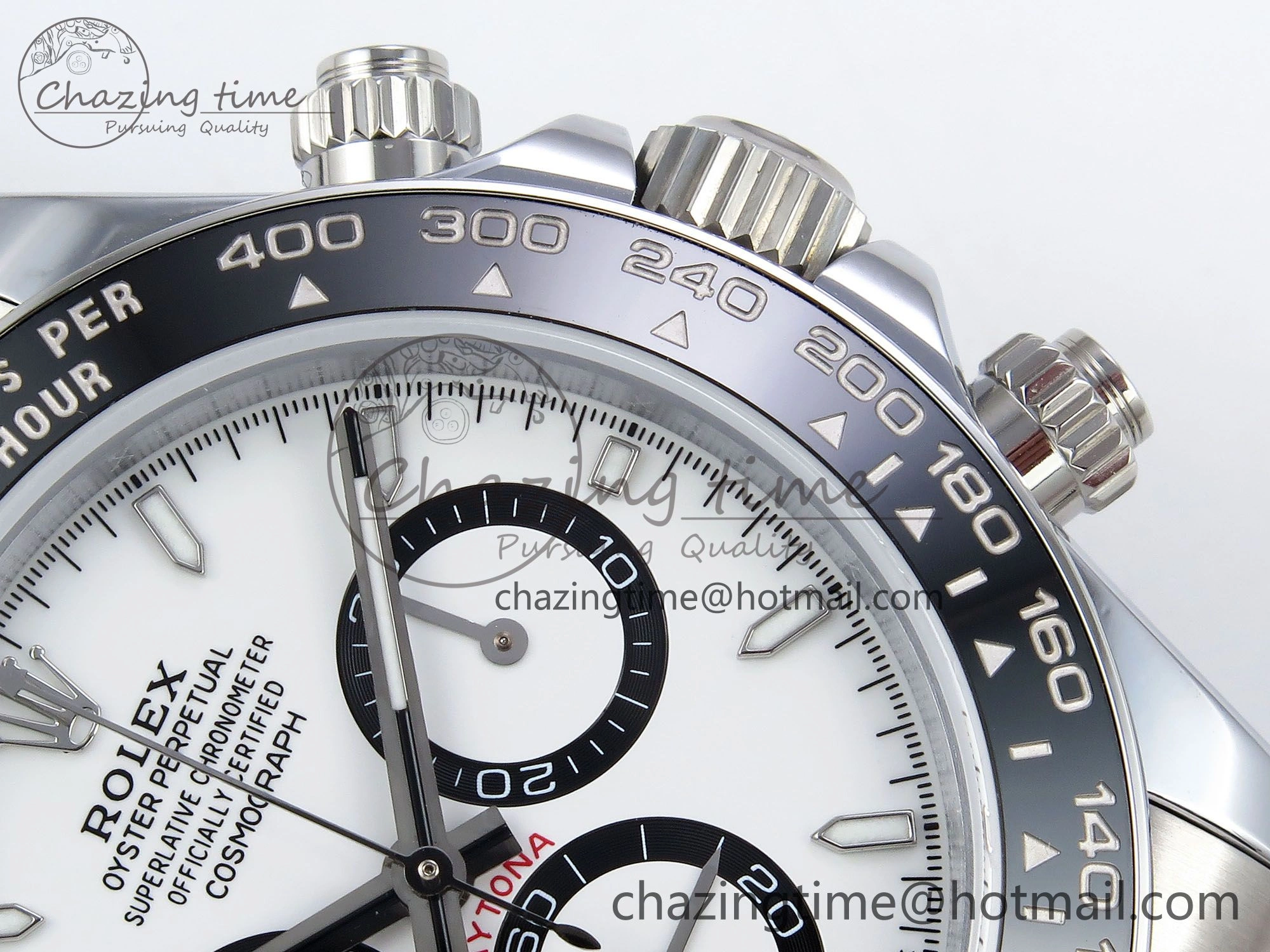 2023 Daytona 126500 QF 1:1 Best Edition 904L Steel White Dial on SS Bracelet SH Comfortable 1489
