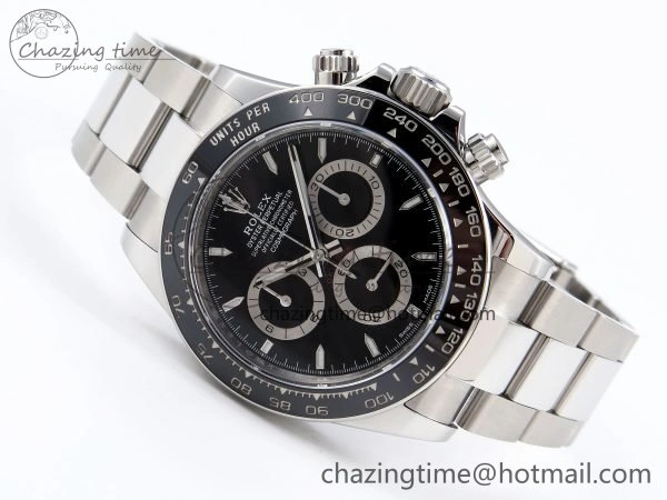 Elegant 2023 Daytona 126500 ZF 1:1 Best Edition 904L SS Case and Bracelet Black Dial SH 1632