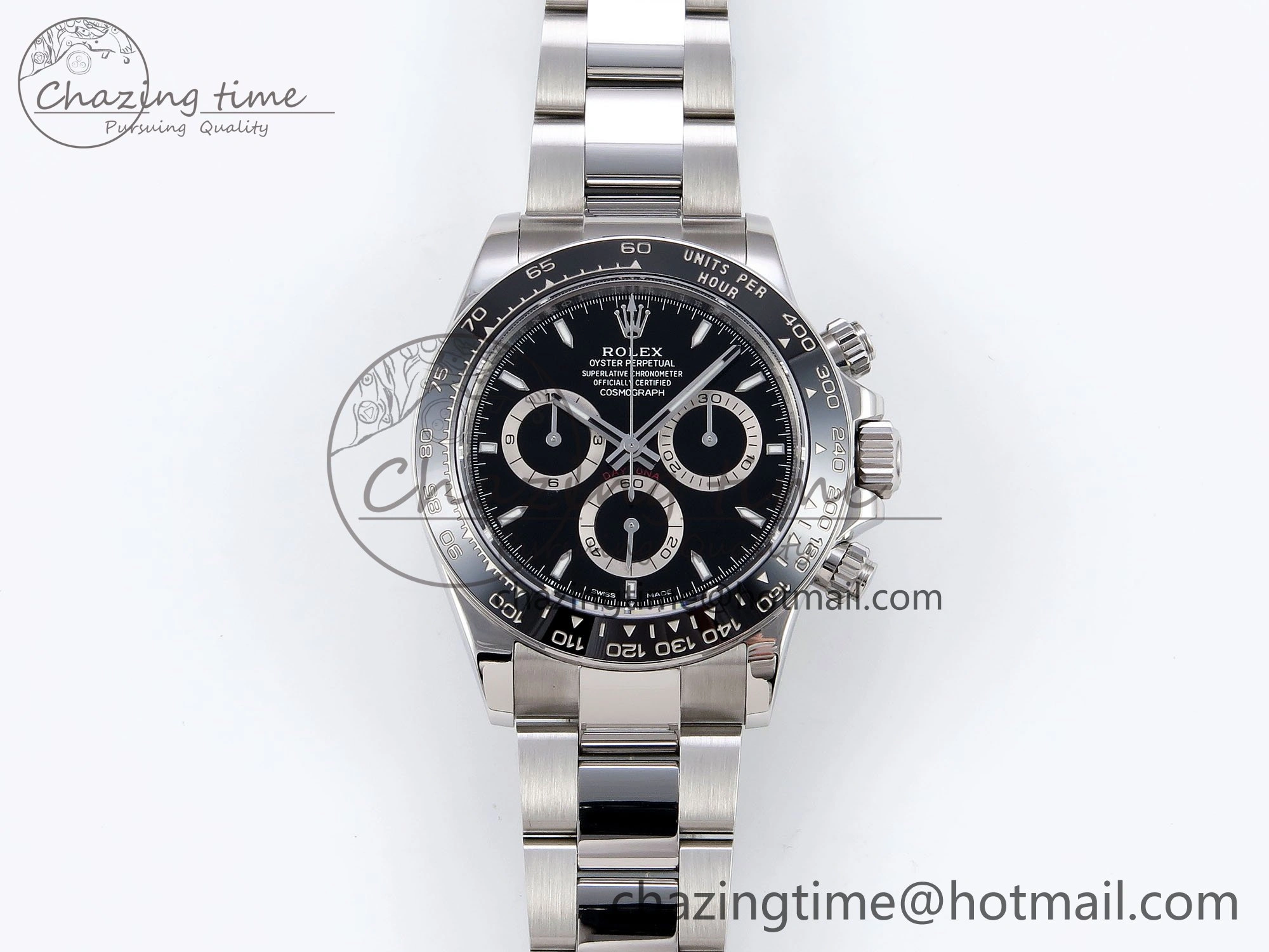 Elegant 2023 Daytona 126500 ZF 1:1 Best Edition 904L SS Case and Bracelet Black Dial SH 1632