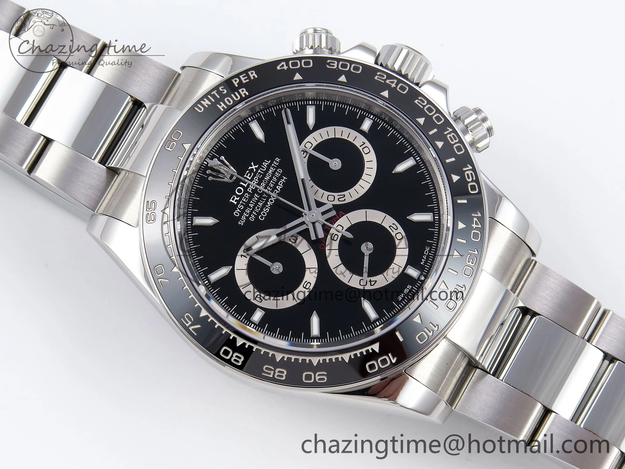 Elegant 2023 Daytona 126500 ZF 1:1 Best Edition 904L SS Case and Bracelet Black Dial SH 1632