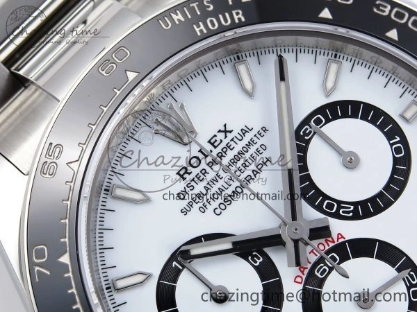 2023 Daytona 126500 ZF 1:1 Best Edition 904L SS Case and Bracelet White Dial SH SoftTouch 1630