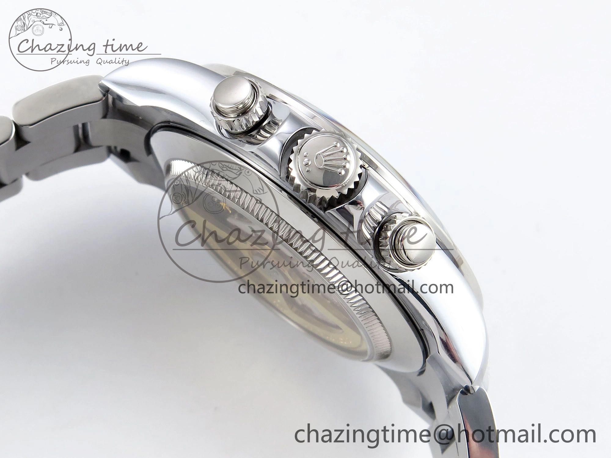 2023 Daytona 126506 QF 1:1 Best Edition 904L Steel Ice Blue Crystal Dial on SS Bracelet SA4131 (Gain Weight) Premium 1425