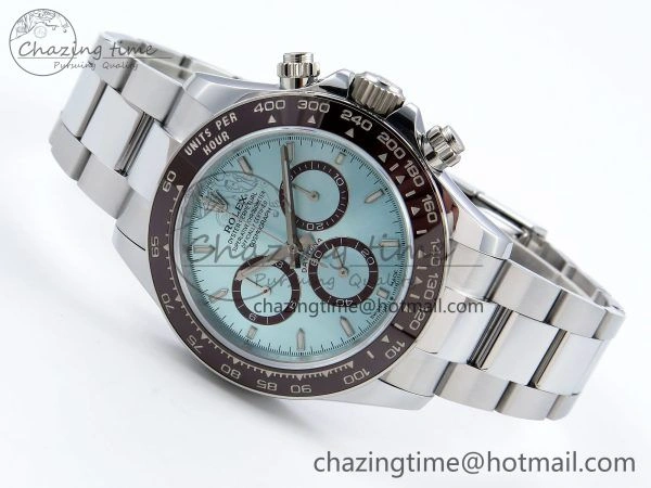 StreetReady 2023 Daytona 126506 QF 1:1 Best Edition 904L Steel Ice Blue Dial on SS Braclet SH4131 (Gain Weight) 1487
