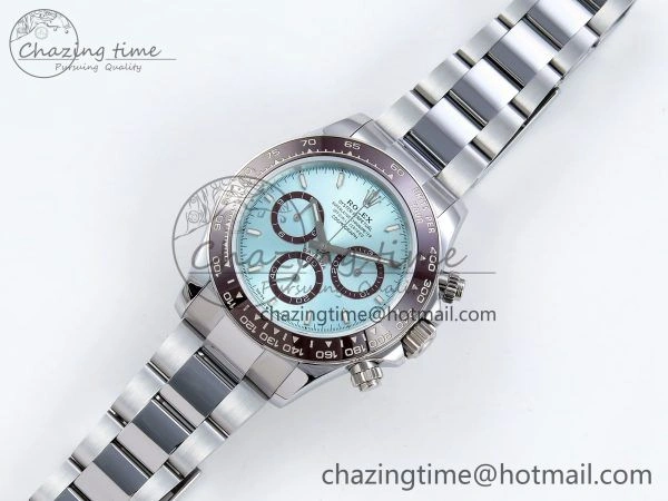 StreetReady 2023 Daytona 126506 QF 1:1 Best Edition 904L Steel Ice Blue Dial on SS Braclet SH4131 (Gain Weight) 1487
