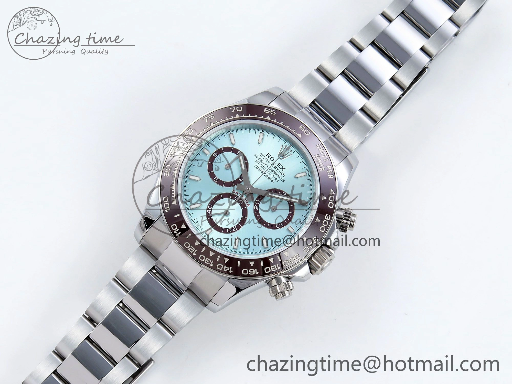 StreetReady 2023 Daytona 126506 QF 1:1 Best Edition 904L Steel Ice Blue Dial on SS Braclet SH4131 (Gain Weight) 1487