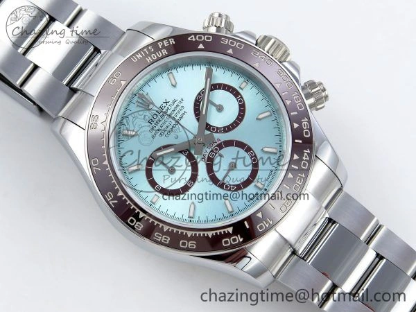 StreetReady 2023 Daytona 126506 QF 1:1 Best Edition 904L Steel Ice Blue Dial on SS Braclet SH4131 (Gain Weight) 1487