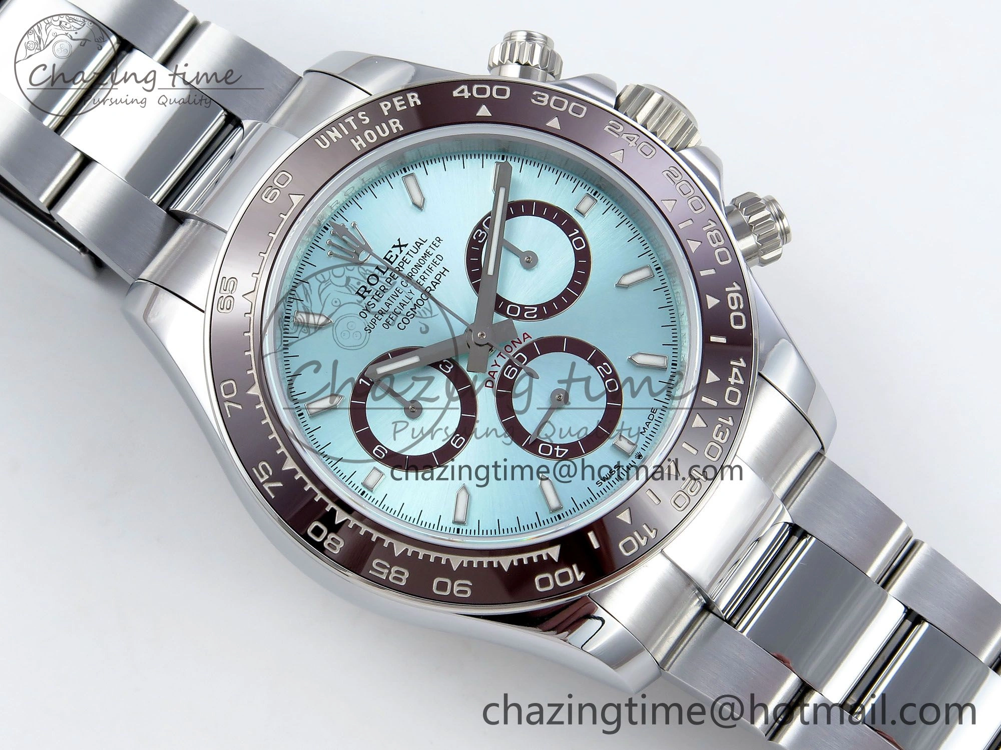 StreetReady 2023 Daytona 126506 QF 1:1 Best Edition 904L Steel Ice Blue Dial on SS Braclet SH4131 (Gain Weight) 1487