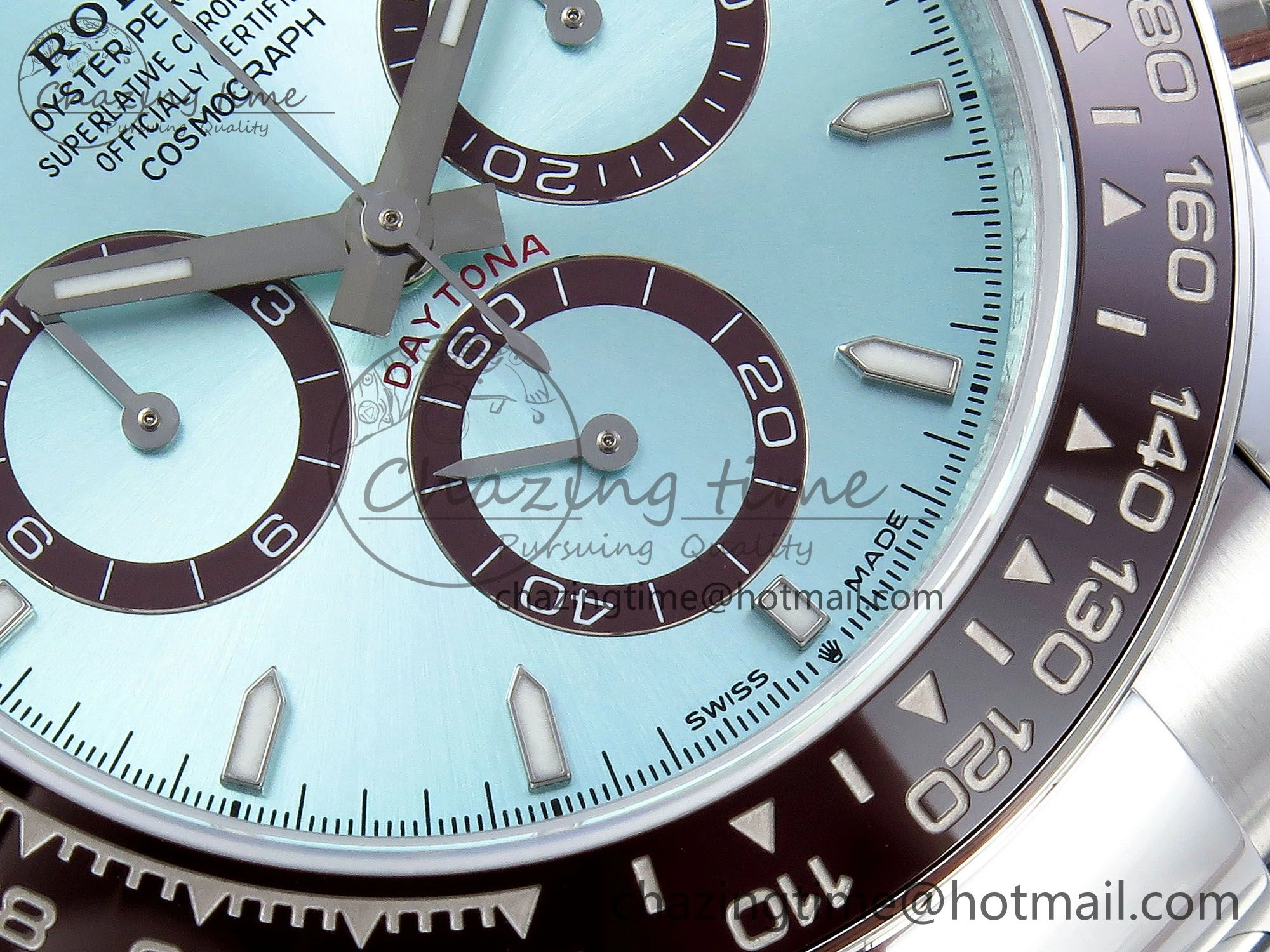 StreetReady 2023 Daytona 126506 QF 1:1 Best Edition 904L Steel Ice Blue Dial on SS Braclet SH4131 (Gain Weight) 1487
