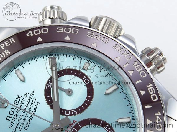 StreetReady 2023 Daytona 126506 QF 1:1 Best Edition 904L Steel Ice Blue Dial on SS Braclet SH4131 (Gain Weight) 1487
