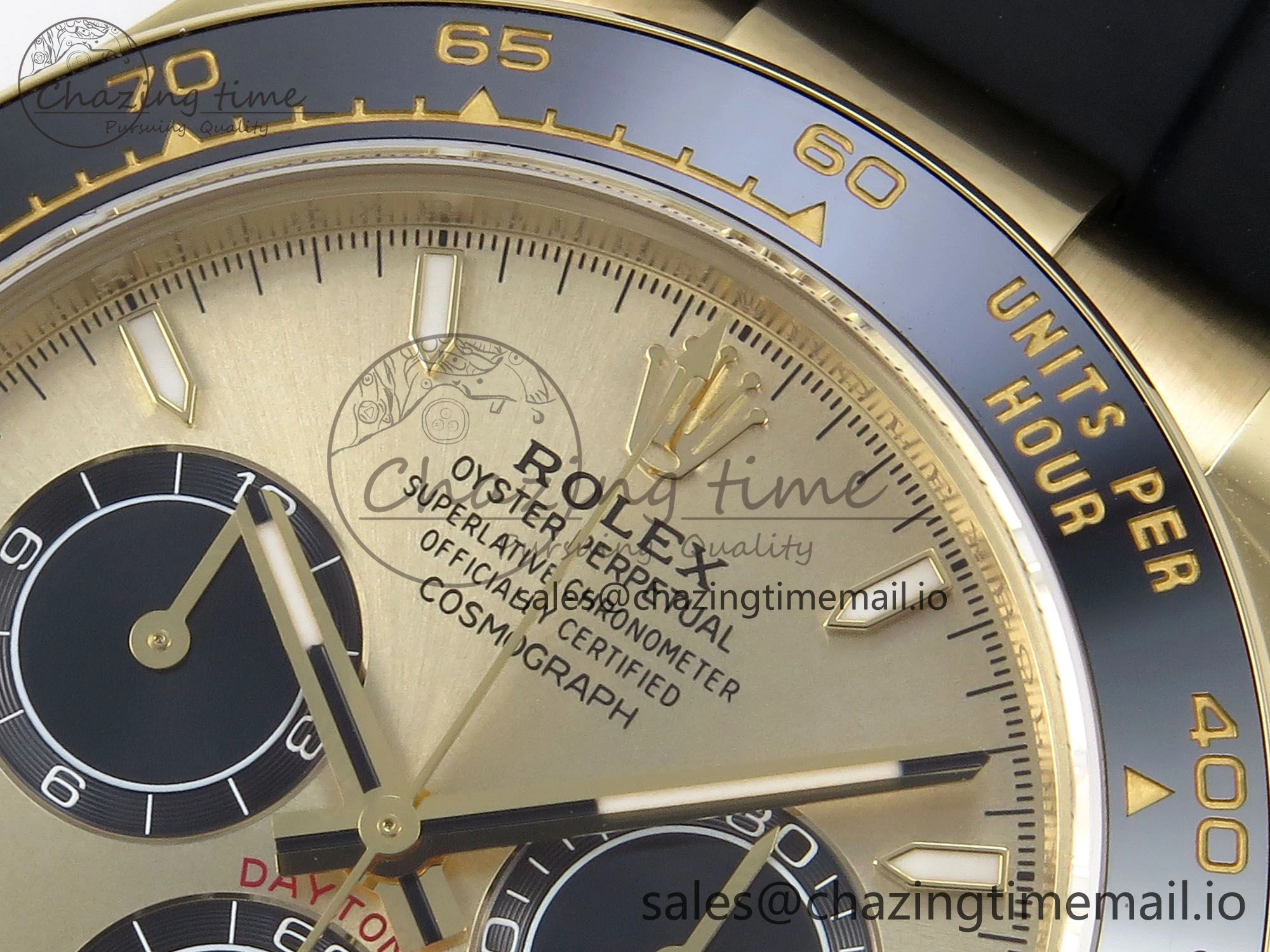 2023 Daytona 126518 AR+F 1:1 Best Edition 904L YG Case YG Dial on Oysterflex Strap SA FlexibleFit 848