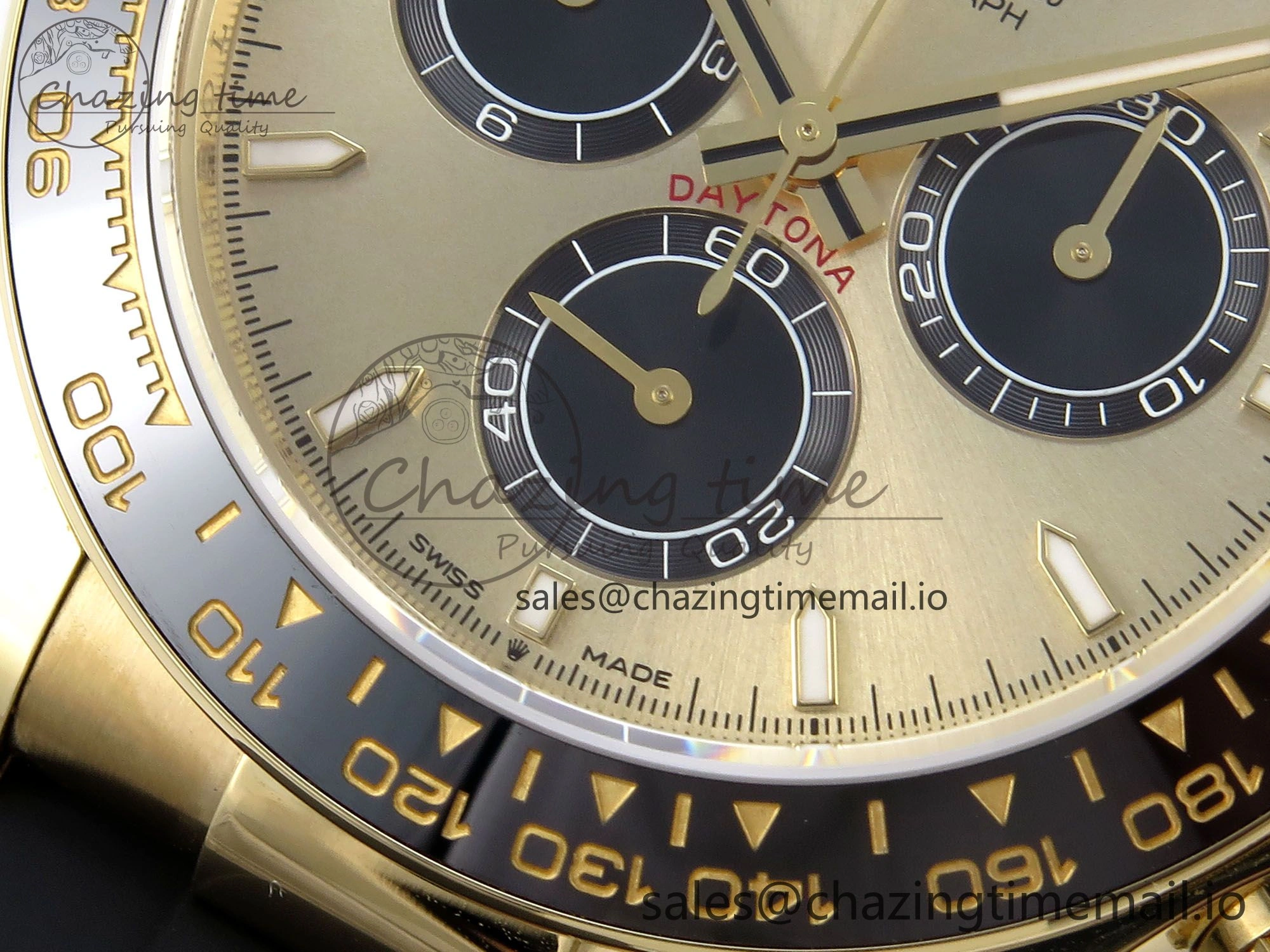 2023 Daytona 126518 AR+F 1:1 Best Edition 904L YG Case YG Dial on Oysterflex Strap SA FlexibleFit 848