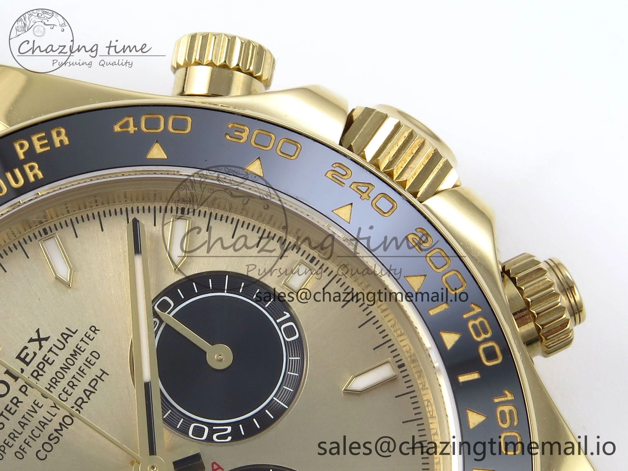 2023 Daytona 126518 AR+F 1:1 Best Edition 904L YG Case YG Dial on Oysterflex Strap SA FlexibleFit 848