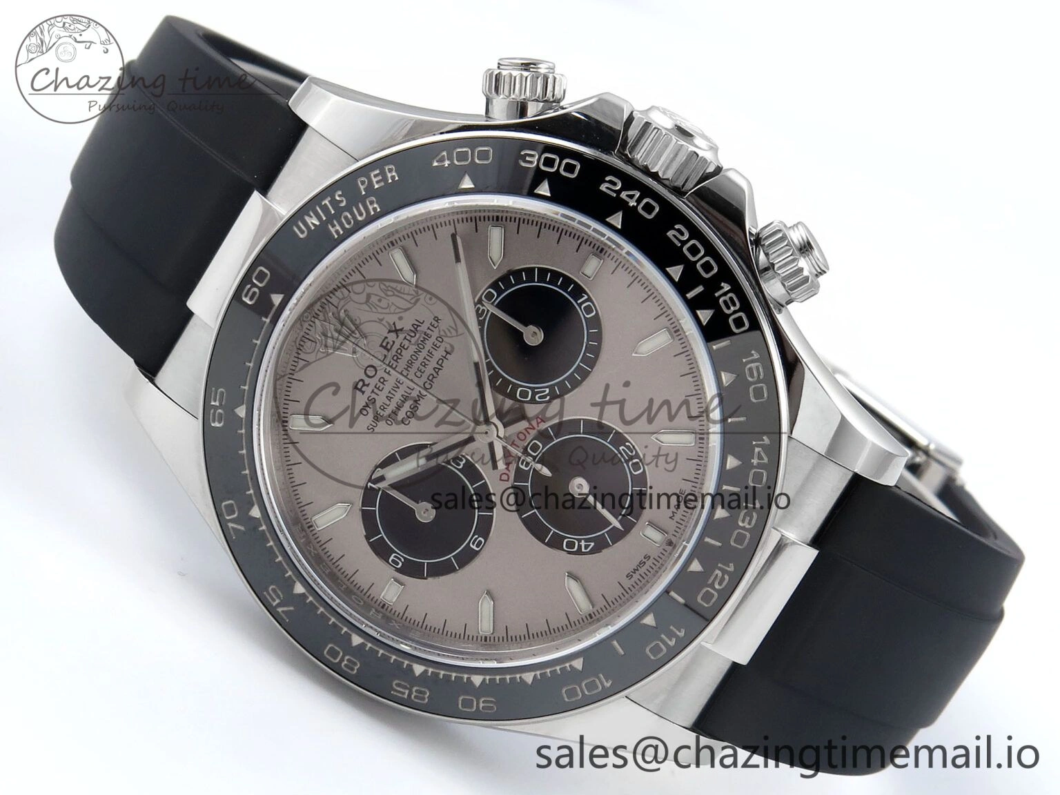 Breathable 2023 Daytona 126519 AR+F 1:1 Best Edition 904L SS Case Gray Dial on Oysterflex Strap SA 850
