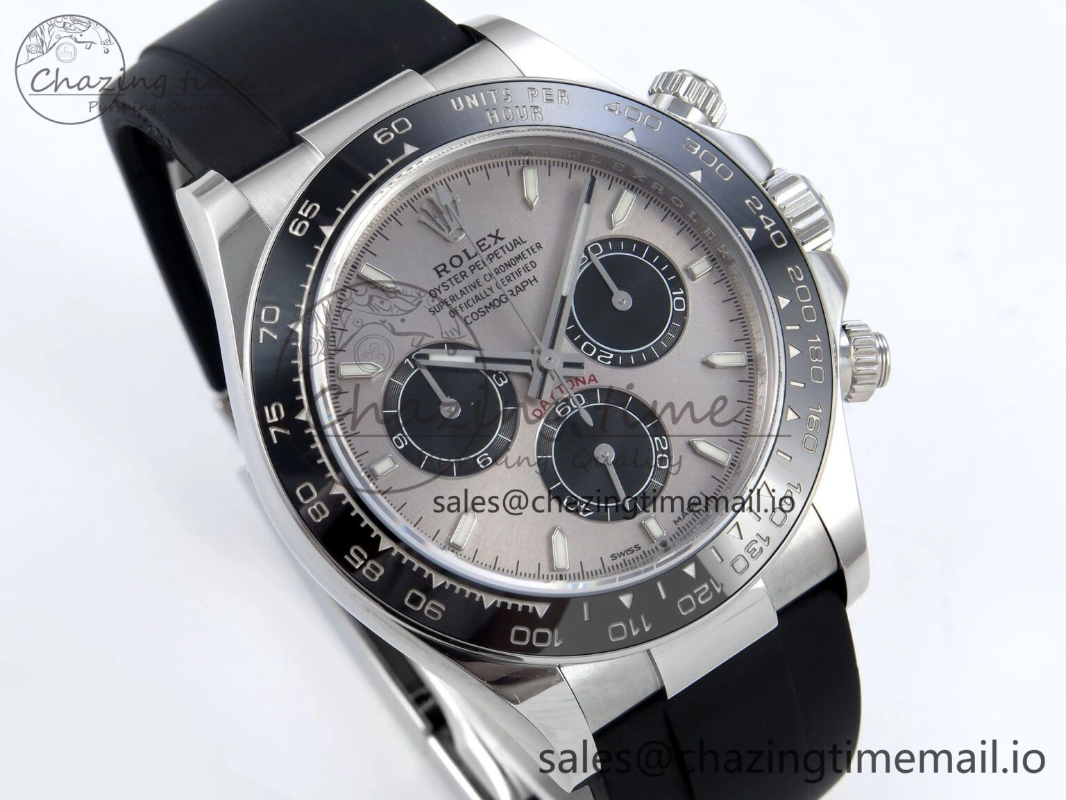 Breathable 2023 Daytona 126519 AR+F 1:1 Best Edition 904L SS Case Gray Dial on Oysterflex Strap SA 850