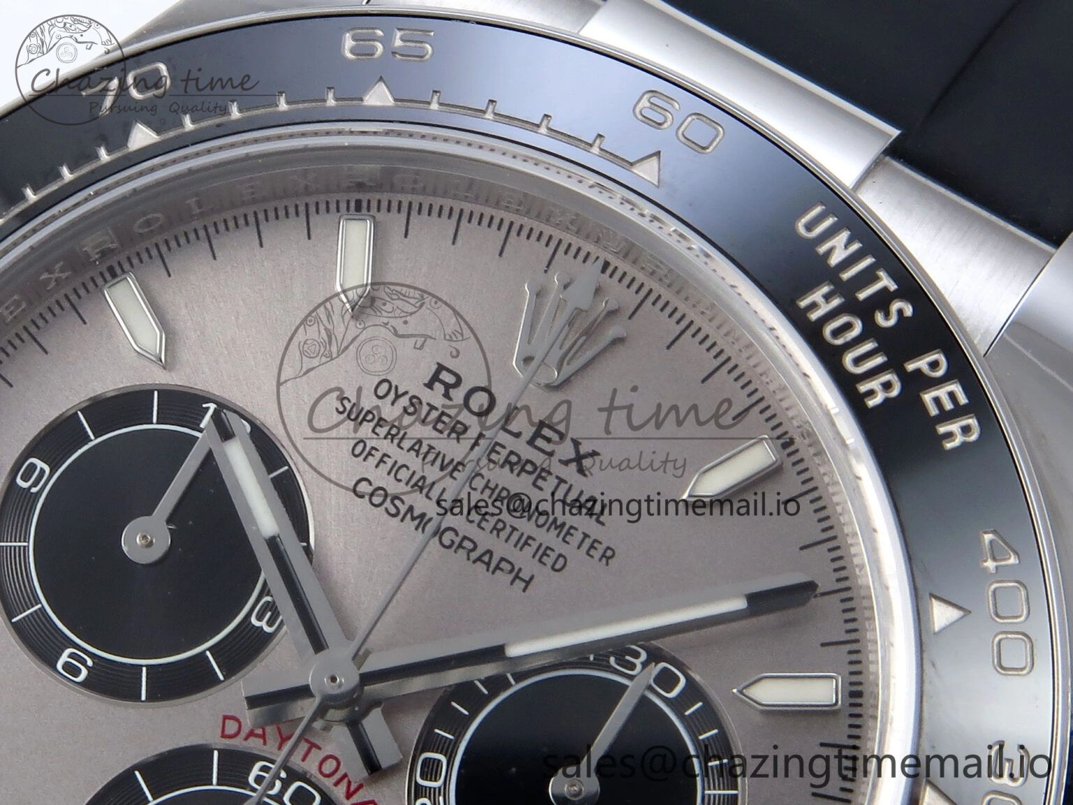 Breathable 2023 Daytona 126519 AR+F 1:1 Best Edition 904L SS Case Gray Dial on Oysterflex Strap SA 850