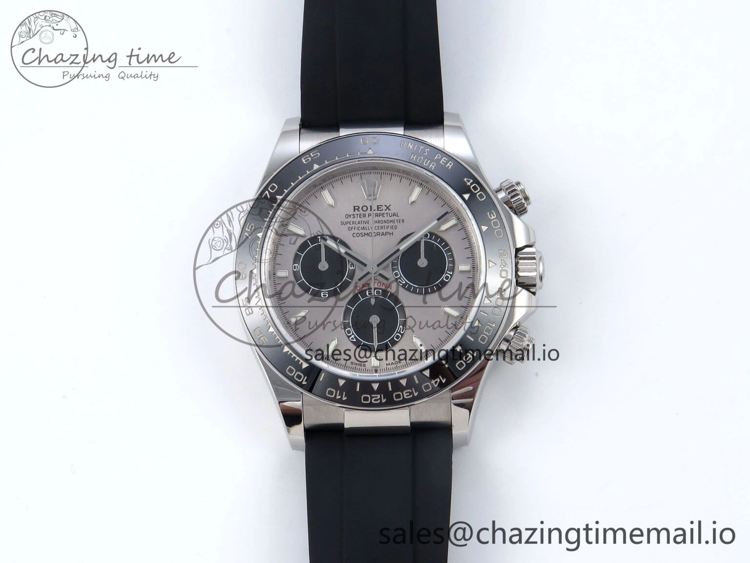 Breathable 2023 Daytona 126519 AR+F 1:1 Best Edition 904L SS Case Gray Dial on Oysterflex Strap SA 850