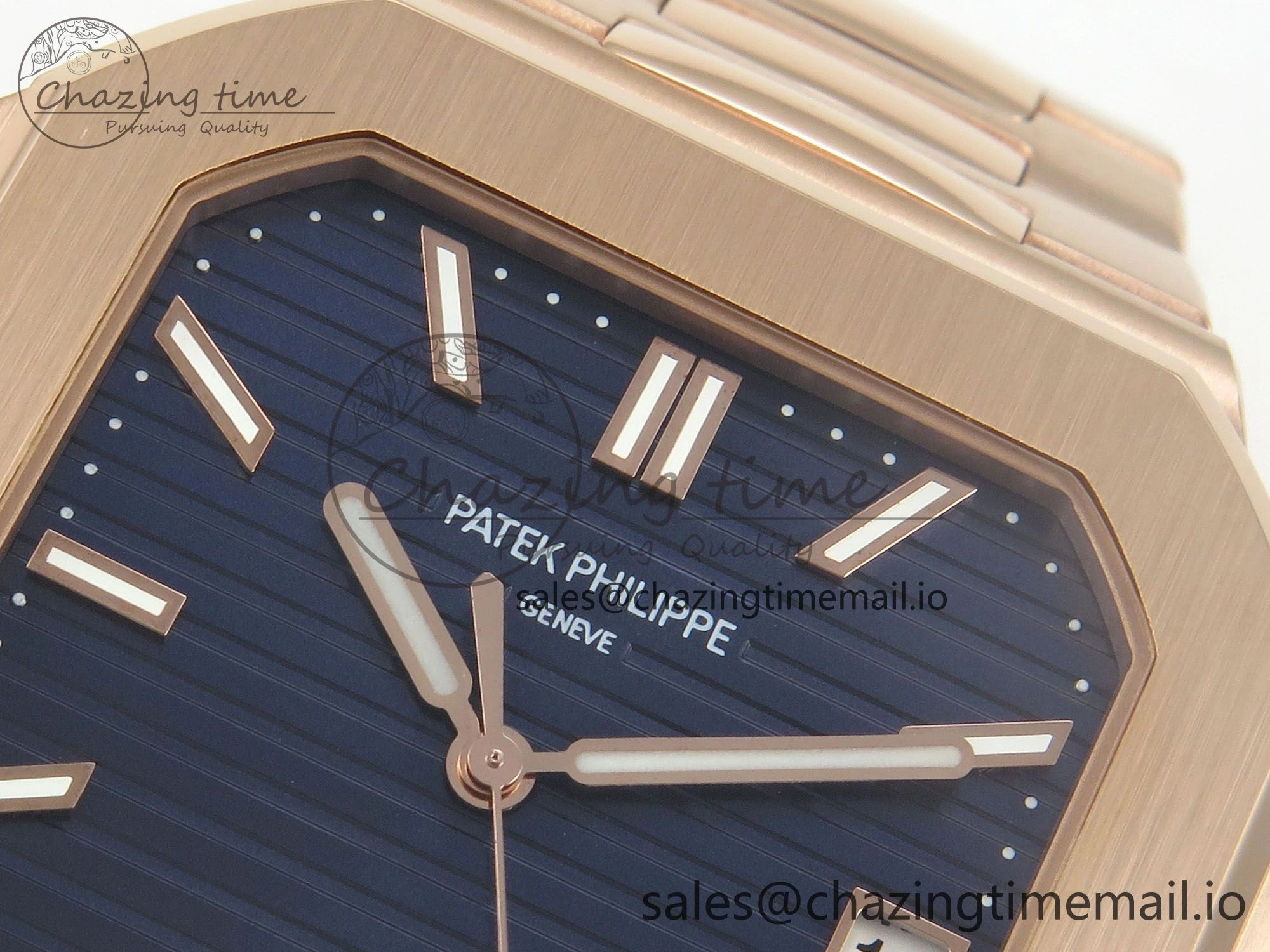 2025 Cubitus GRF 1:1 Best Edition Blue Dial on RG Bracelet MY9015 Mod to A330 Super Clone movement MultiPurpose 8642