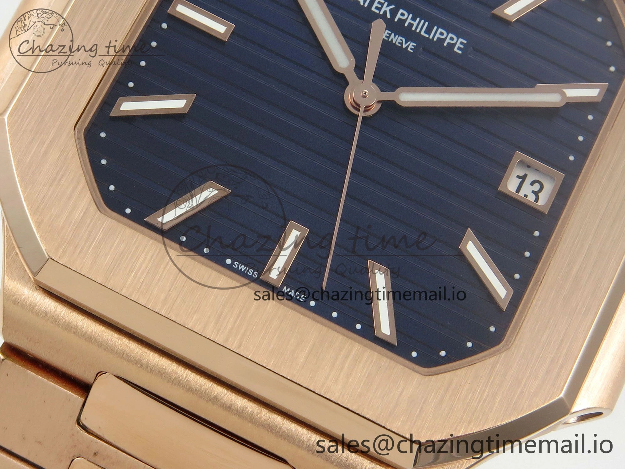 2025 Cubitus GRF 1:1 Best Edition Blue Dial on RG Bracelet MY9015 Mod to A330 Super Clone movement MultiPurpose 8642