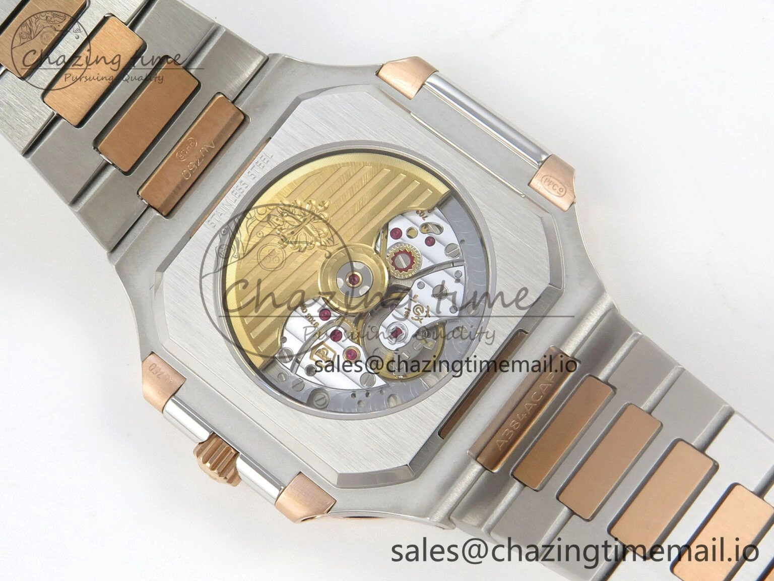2025 Cubitus GRF 1:1 Best Edition Blue Dial on SS RG Bracelet MY9015 Mod to A330 Super Clone movement Timeless 8639