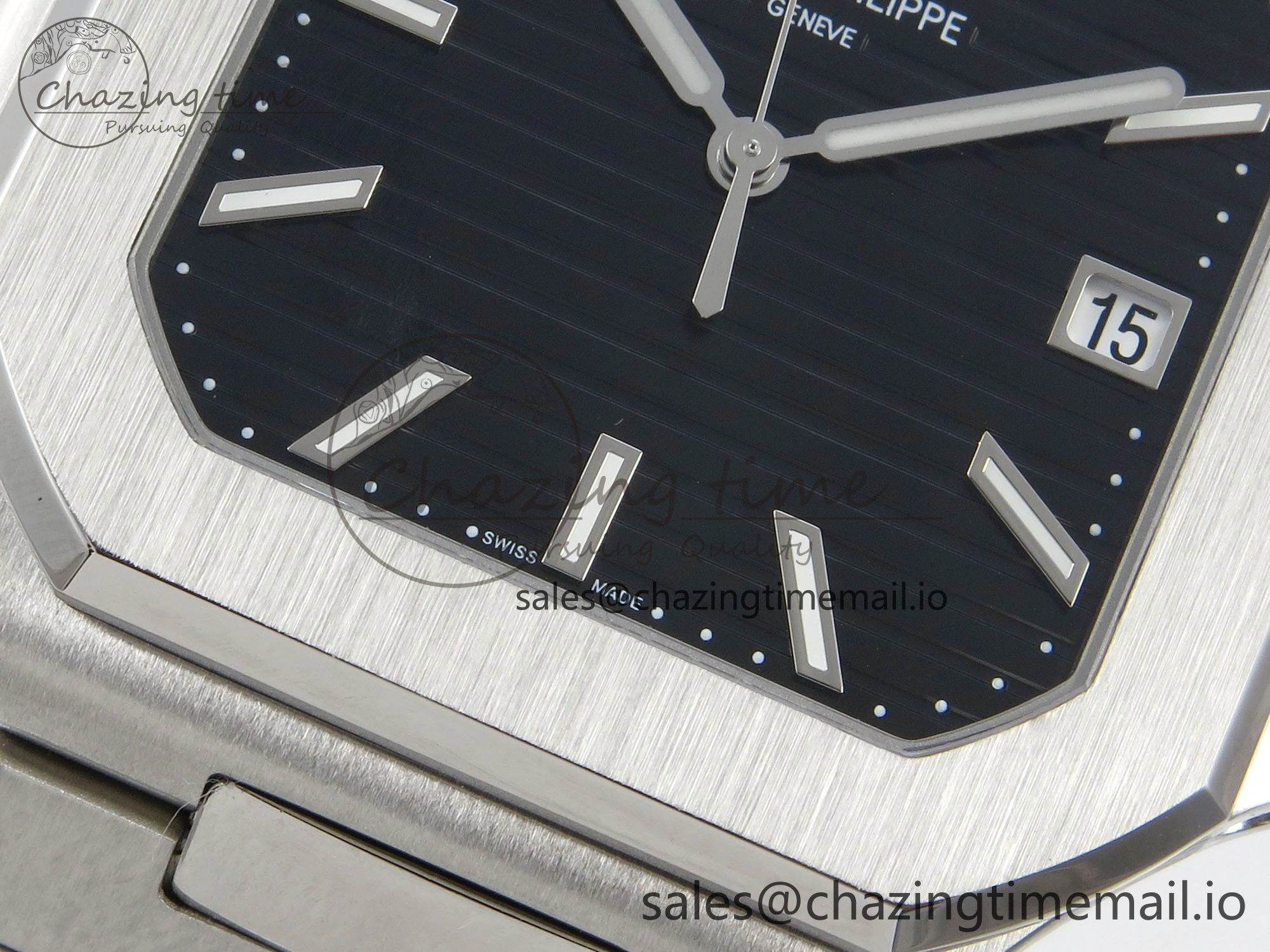 2025 Cubitus GRF Best Edition Black Dial on SS Bracelet MY9015 Mod to A330 Super Clone movement BestValue 8632
