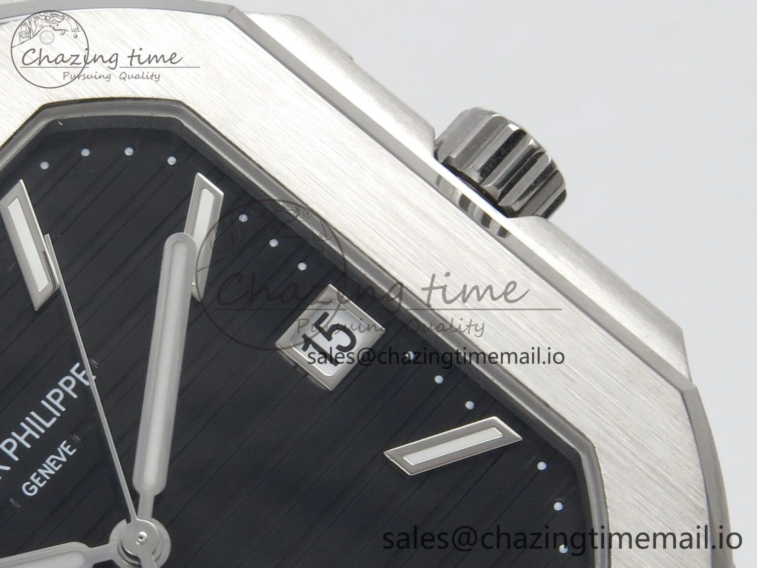 2025 Cubitus GRF Best Edition Black Dial on SS Bracelet MY9015 Mod to A330 Super Clone movement BestValue 8632