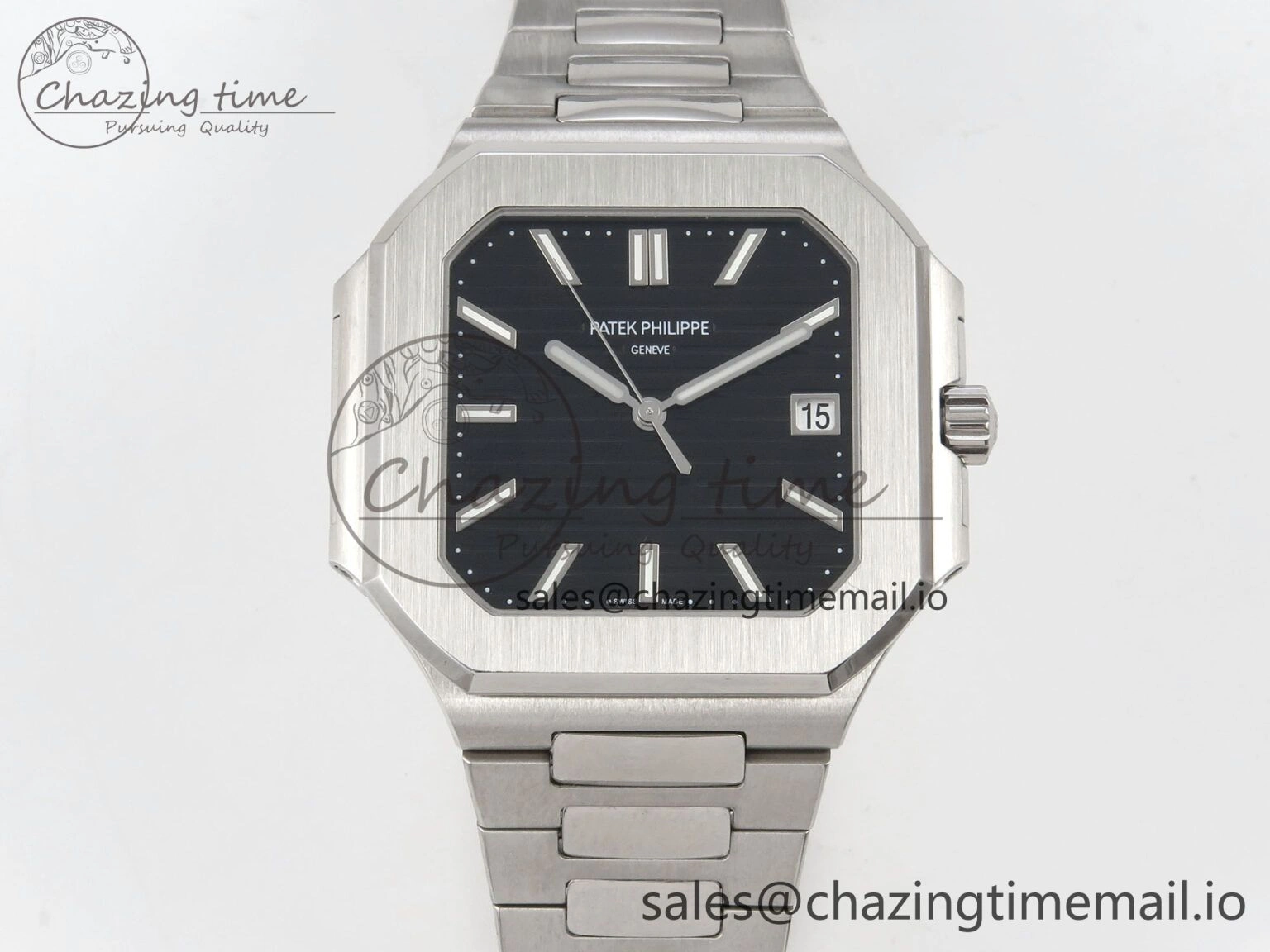 2025 Cubitus GRF Best Edition Black Dial on SS Bracelet MY9015 Mod to A330 Super Clone movement BestValue 8632