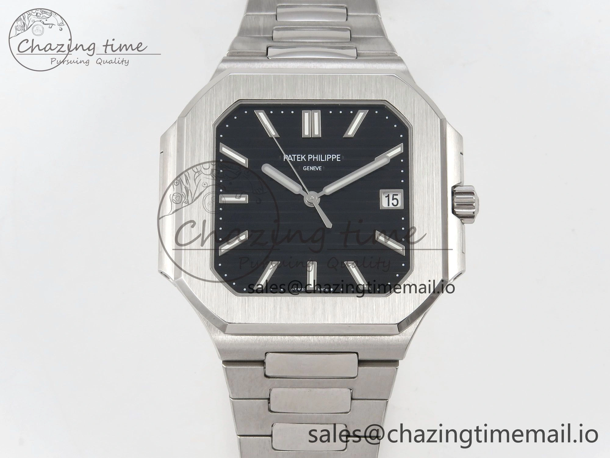 2025 Cubitus GRF Best Edition Black Dial on SS Bracelet MY9015 Mod to A330 Super Clone movement BestValue 8632