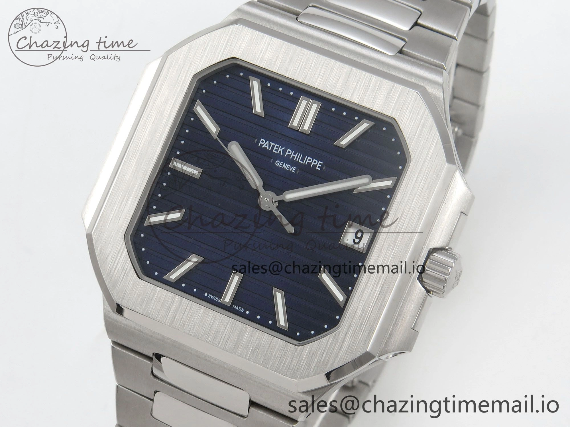 AllSeason 2025 Cubitus GRF Best Edition Blue Dial on SS Bracelet MY9015 Mod to A330 Super Clone movement 8636