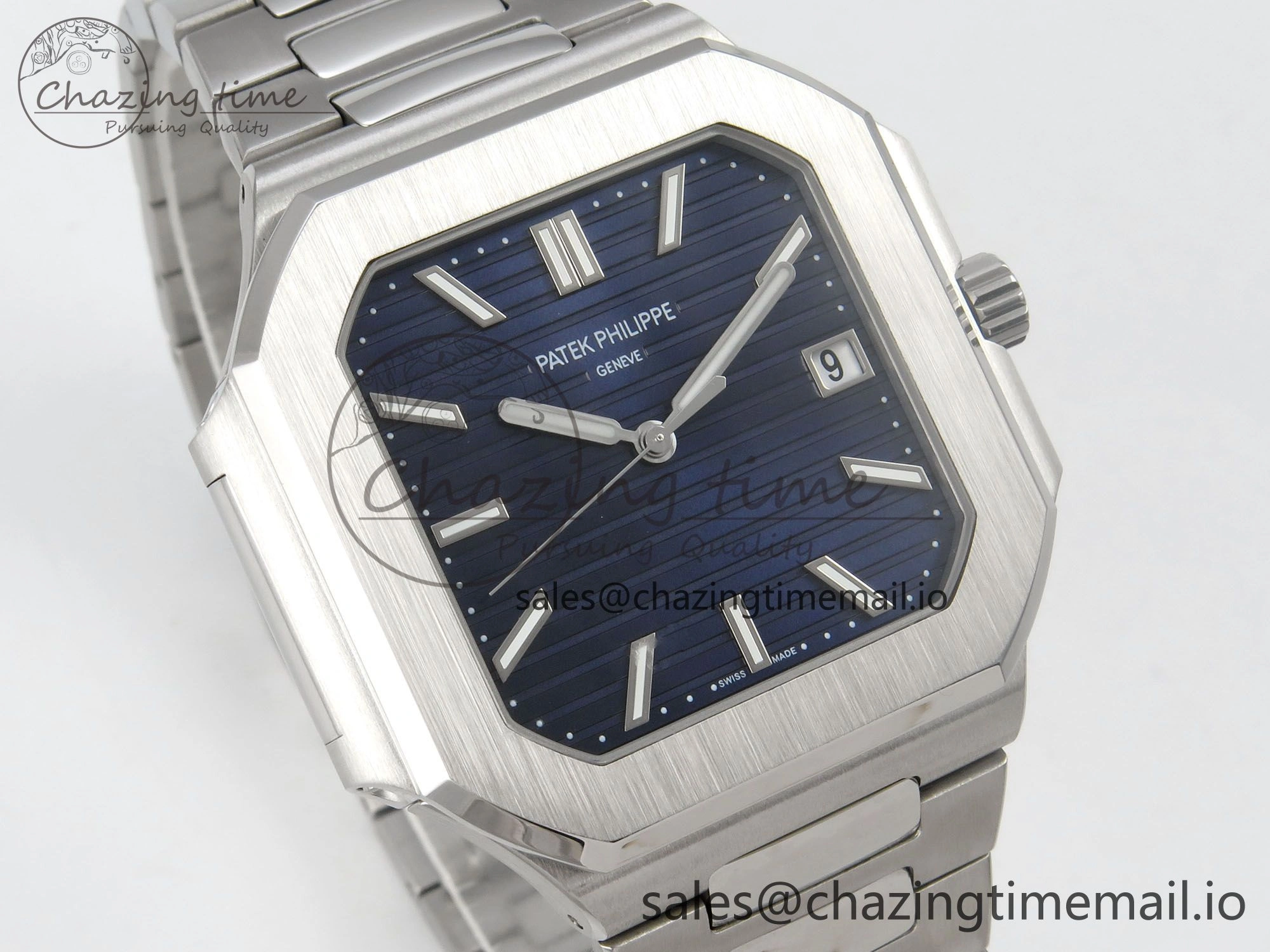 AllSeason 2025 Cubitus GRF Best Edition Blue Dial on SS Bracelet MY9015 Mod to A330 Super Clone movement 8636