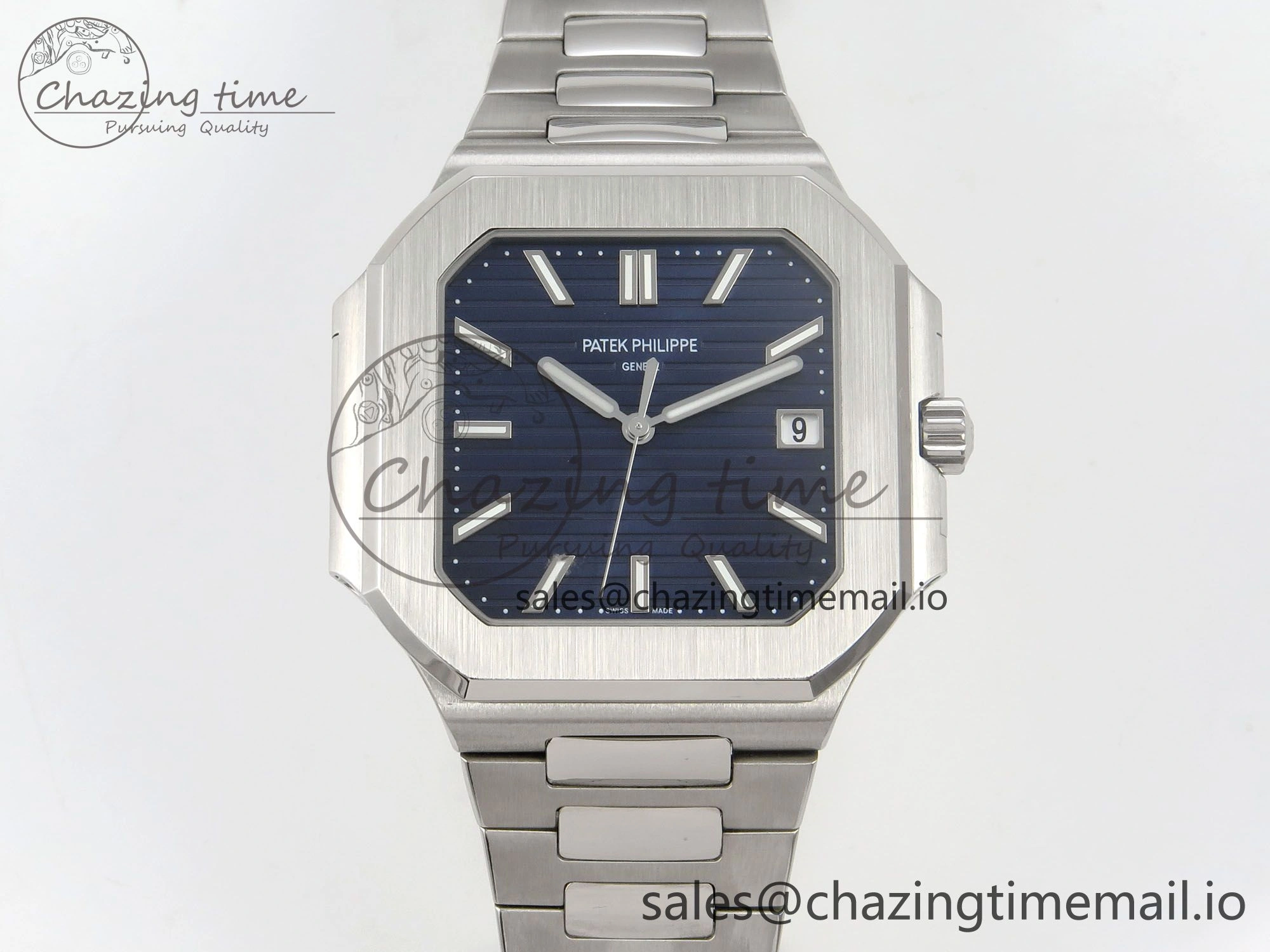 AllSeason 2025 Cubitus GRF Best Edition Blue Dial on SS Bracelet MY9015 Mod to A330 Super Clone movement 8636