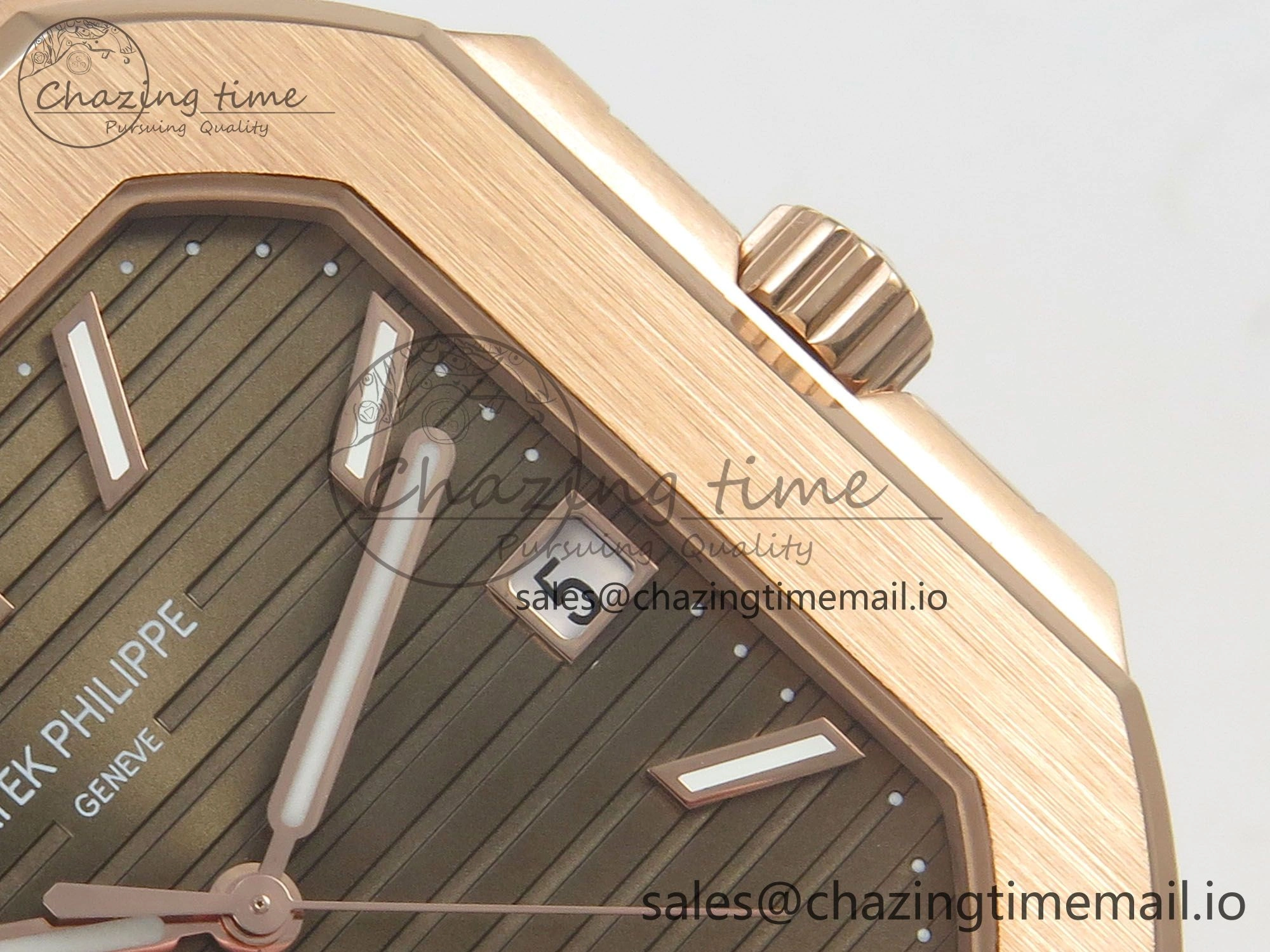 Vibrant 2025 Cubitus GRF Best Edition Brown Dial on RG Bracelet MY9015 Mod to A330 Super Clone movement 8637