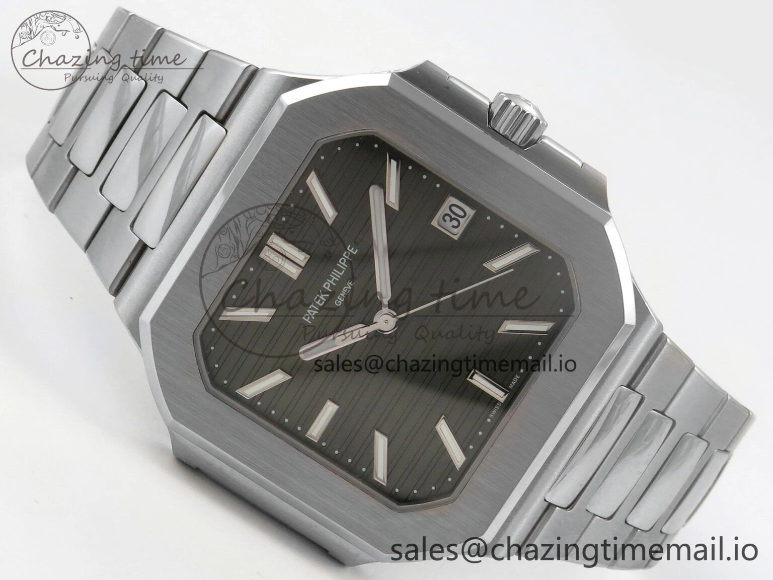 2025 Cubitus GRF Best Edition Green Dial on SS Bracelet MY9015 Mod to A330 Super Clone movement UrbanStyle 8638